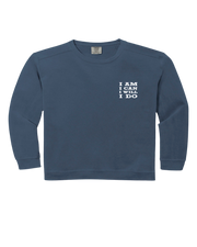 Crewneck Sweatshirt - Blue with Silver Foil