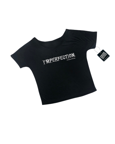 I'Mperfection - Slouchy Tee - Black