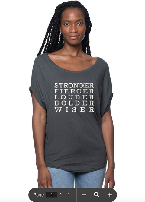 STRONGER T-SHIRT (SLATE)