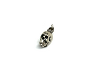 Solid Sterling Silver Skull Charm